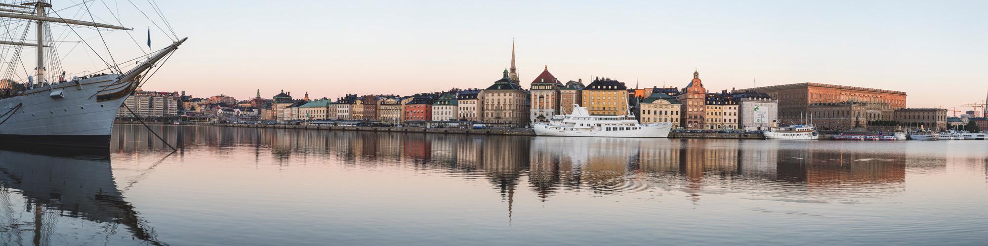 Panorama over Old town and the royal palace