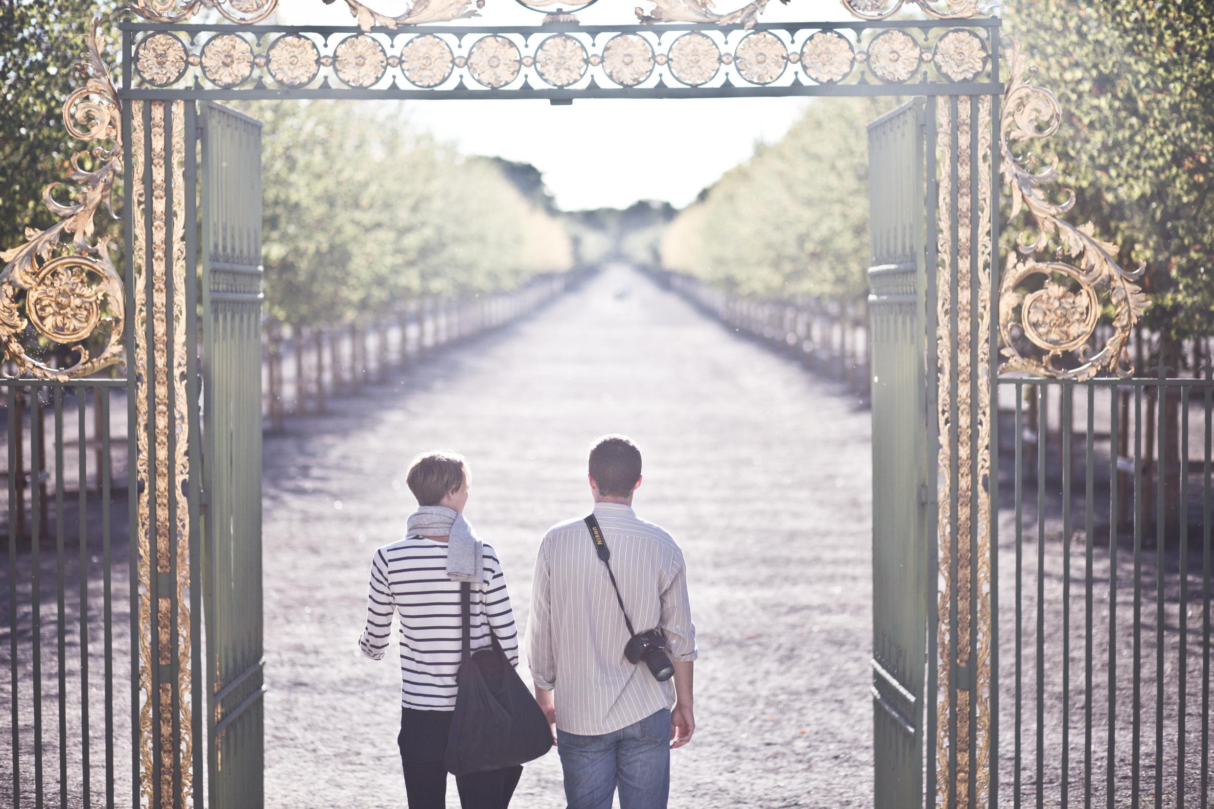 A walk in the royal park of Drottningholm